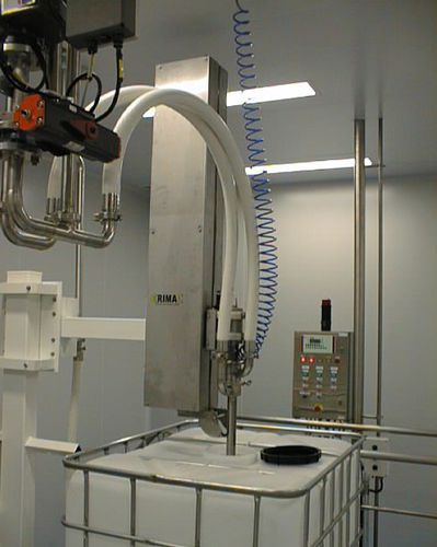 Riempitrice 1 asse - ERIFUT 1 X series - ERIMAC - semiautomatica / manuale / IBC