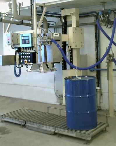 Riempitrice 2 assi - ERIFUT 2 XNP ATEX - ERIMAC - manuale / semiautomatica / per fusti