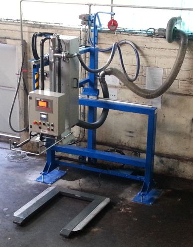 Riempitrice 3 assi - ERIFUT 3 X series - ERIMAC - semiautomatica / manuale / per fusti su pallet