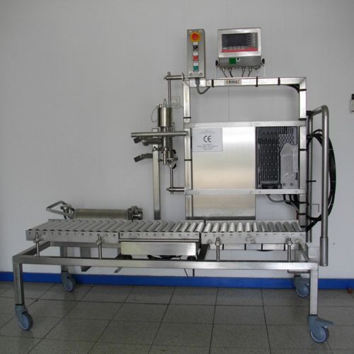 Riempitrice manuale - PCL series - ERIMAC - per bidoni / per prodotti liquidi / per prodotti pastosi
