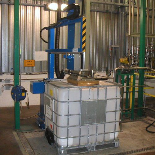 Sistema di svuotamento per fusti - ERIFUT DF 3XP - ERIMAC - per l'industria agroalimentare / per liquidi / per contenitori IBC