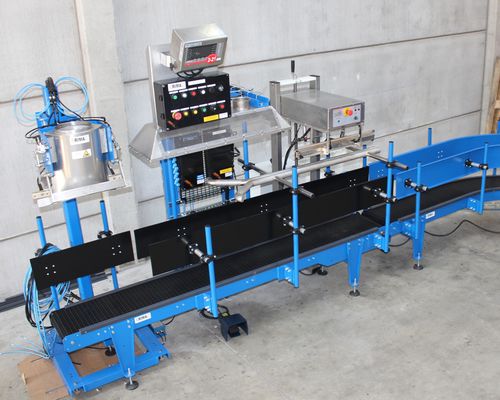 Confezionatrice verticale - ERISAC E SS 30 - ERIMAC - flow-pack / semiautomatica / per l'industria chimica