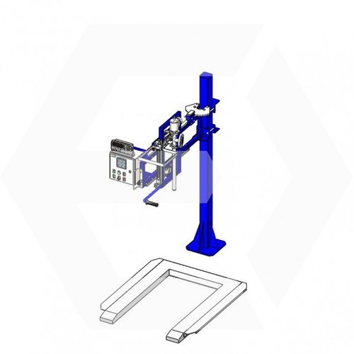 Riempitrice semiautomatica - ERIFUT 3 XNP LT DOSING - ERIMAC - per fusti / per liquidi / per imballaggi