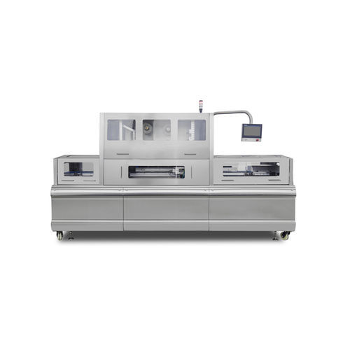 Termosigillatrice di vaschette lineare - FSC-400 - Utien Pack Co., Ltd. - automatica / per confezionamento in atmosfera modificata / ad alta velocità