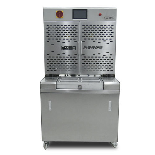 Termosigillatrice di vaschette lineare - FG-040 - Utien Pack Co., Ltd. - semiautomatica / per confezionamento in atmosfera modificata / per l'industria agroalimentare