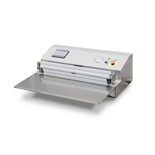 Macchina di confezionamento controllata da PLC - DZ-400Z - Utien Pack Co., Ltd. - semiautomatica / sottovuoto / per sacchi