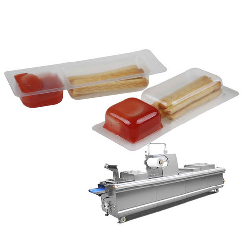 Termoformatrice di film plastico - DZL-420Y - Utien Pack Co., Ltd. - per imballaggio di prodotti alimentari / per imballaggi con MAP / completamente automatica