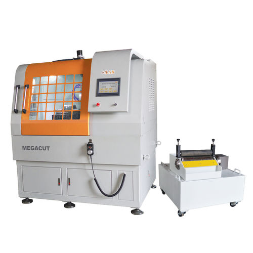 Macchina da taglio a lama rotativa - MEGACUT series  - EchoLAB - per metallo / di campioni / controllata da PLC