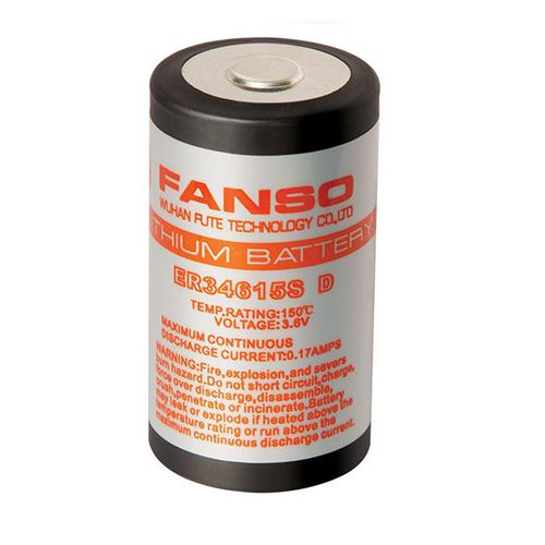 Batteria litiobiossido di manganese ER34615S Wuhan Fanso