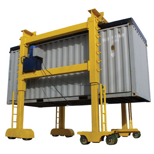Gru a cavalletto gommata - TMSC series - Air Technical Industries - per container / in acciaio / rinforzata
