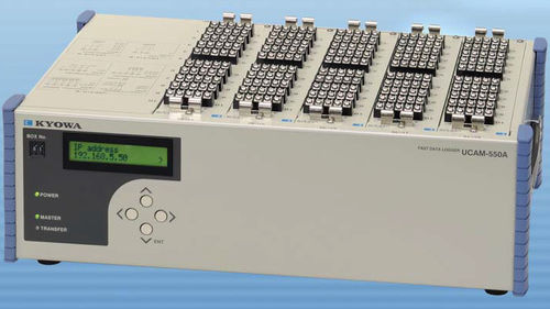 Data logger di tensione - UCAM-550A - Kyowa Electronic Instruments Co. - su rete LAN/WLAN / con display LCD / per  termocoppia