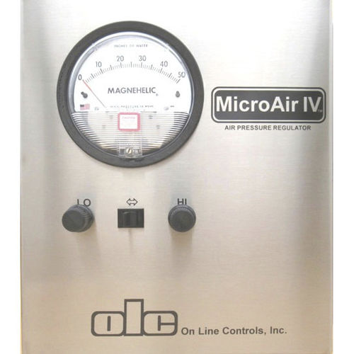Regolatore di pressione pressione ultrabassa - MicroAir IV - On Line Controls, Inc. - per aria / a molla / monostadio