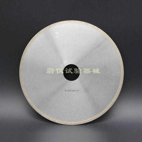 Lama per sega diamantata - Laizhou Weiyi Experiment Machine Manufacturing Co., Ltd. - per troncatura / per metallo / per vetro
