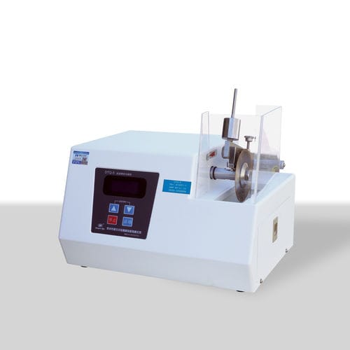 Macchina da taglio lenta - DTQ-5 - Laizhou Weiyi Experiment Machine Manufacturing Co., Ltd. - a lama rotativa / per metallo / di campioni
