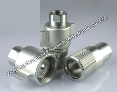 Raccordo idraulico - KZE-BE series - Zhejiang Songqiao Pneumatic and Hydraulic Co.,Ltd - per gas / filettato / rapido