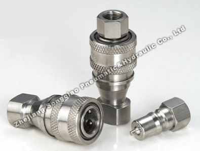 Raccordo rapido - KZF series - Zhejiang Songqiao Pneumatic and Hydraulic Co.,Ltd - per prodotti chimici / per gas / a bicchiere
