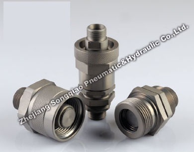 Raccordo idraulico - LSQ-RK series - Zhejiang Songqiao Pneumatic and Hydraulic Co.,Ltd - filettato / rapido / in acciaio