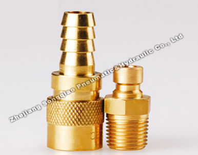 Raccordo rapido - LSQ-Q1 series - Zhejiang Songqiao Pneumatic and Hydraulic Co.,Ltd - pneumatico / in ottone / modulare
