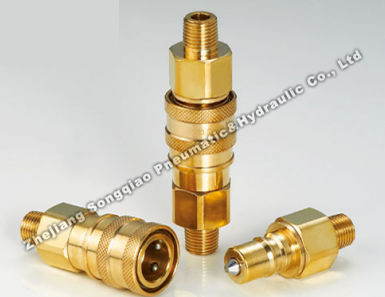 Raccordo rapido - LSQ-S8 series - Zhejiang Songqiao Pneumatic and Hydraulic Co.,Ltd - pneumatico / idraulico / in ottone