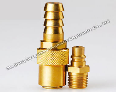Raccordo rapido - LSQ-K series - Zhejiang Songqiao Pneumatic and Hydraulic Co.,Ltd - pneumatico / in ottone / modulare