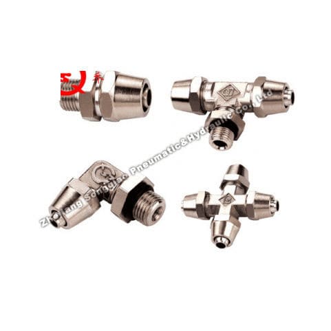 Raccordo pneumatico - JSM - Zhejiang Songqiao Pneumatic and Hydraulic Co.,Ltd - filettato / a T / a croce