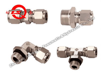 Raccordo pneumatico - JKG  - Zhejiang Songqiao Pneumatic and Hydraulic Co.,Ltd - filettato / a T / a gomito