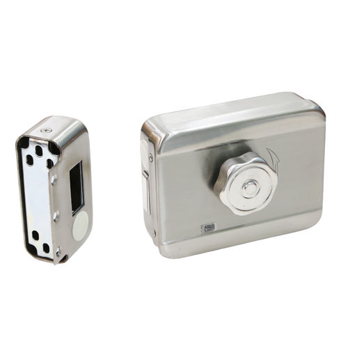 Serratura elettromeccanica - DS-K4E100 - Hikvision - per porta / in acciaio inossidabile