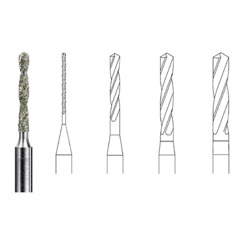 Punta integrale - 460 000 series - Bipol - per uso generale / in diamante