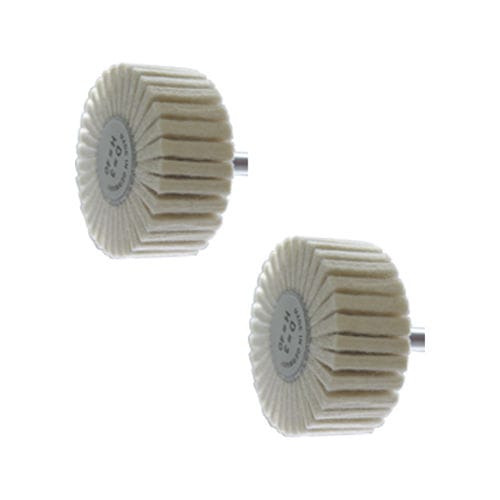Ruota lamellare con gambo - 424 000 series - Bipol - in feltro