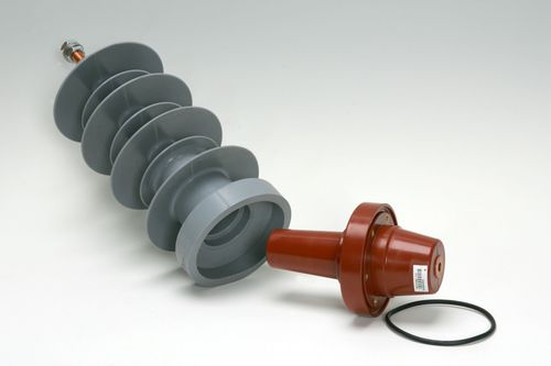 Boccola di isolamento - PGS - Veneta Isolatori - con flangia / in gomma siliconica / per SF6