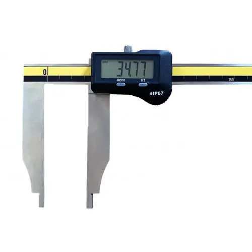Calibro Digitale Elettronico 300 Mm - Micrometro A Corsoio Con Becchi Lunghi Per Misure Interne Ed Esterne