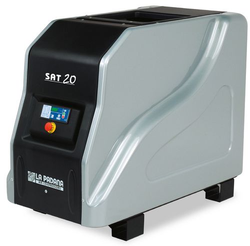 Compressore a vite - SAT 15, 20 series - La Padana Air Compressors - rotativo / d'aria / con motore elettrico