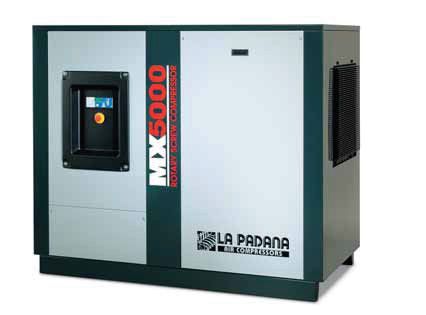 Compressore a vite - MX 4000, 5000 - La Padana Air Compressors - rotativo / d'aria / con motore elettrico