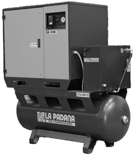 Compressore a pistone - LS 550 - 270E - La Padana Air Compressors - d'aria / con motore elettrico / fisso