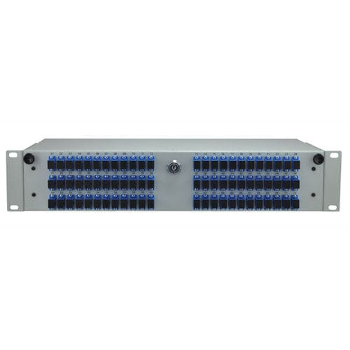 Scatola per impiombature per fibra ottica - ODF-19-2U-T* series - DLL Partners - rack 19" / di acciaio
