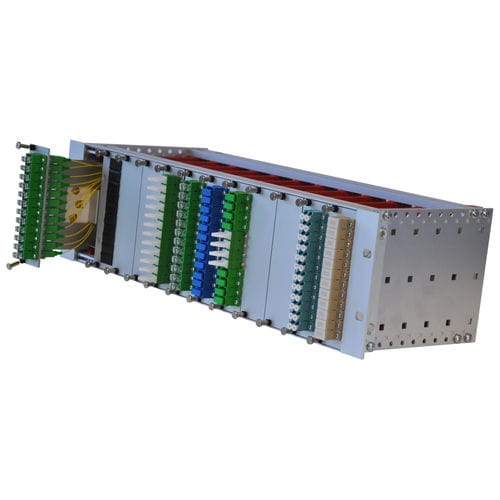 Custodia di distribuzione - OMP-19-3U  series - DLL Partners - rack 19" / modulare / in metallo