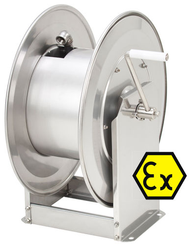 Avvolgitore per tubo - STKi2 Ex series - Teha - a manovella / per prodotti chimici / fisso
