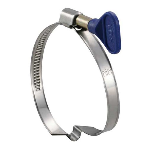 Fascetta stringitubo a ponte - Y129 - EVEREON INDUSTRIES INC - con viti a farfalla / secondo specifiche