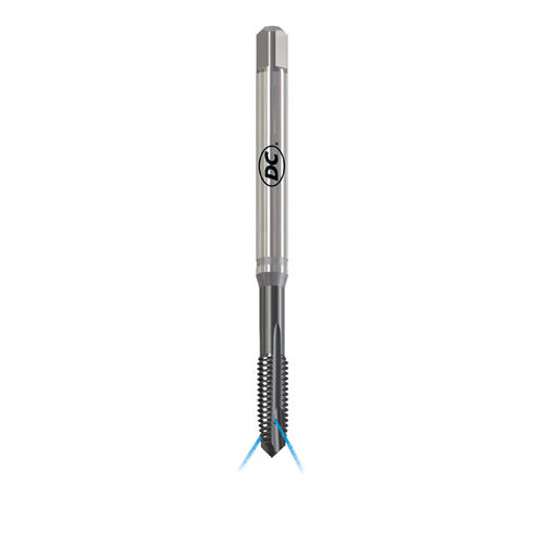 Maschio per filettatura per fori passanti - Q323VS-4 - DC SWISS SA - monoblocco / a scanalature dritte / HSSE-PM