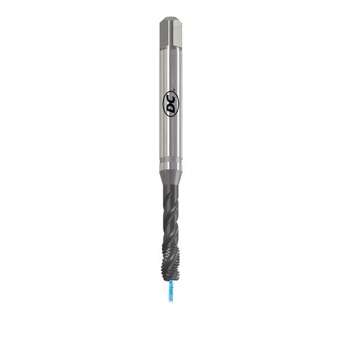 Maschio per filettatura per fori ciechi - RTS365VS-3 - DC SWISS SA - monoblocco / a scanalature elicoidali / HSSE-PM