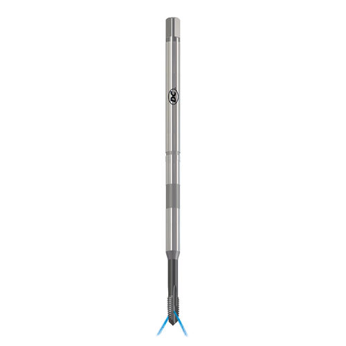Maschio per filettatura per fori passanti - RTS523VS-4 - DC SWISS SA - monoblocco / a scanalature dritte / a stelo lungo