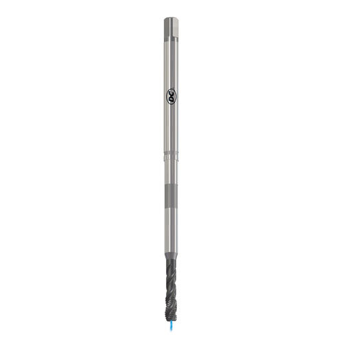 Maschio per filettatura per fori ciechi - RTS565VS-3 - DC SWISS SA - monoblocco / a stelo lungo / a scanalature elicoidali