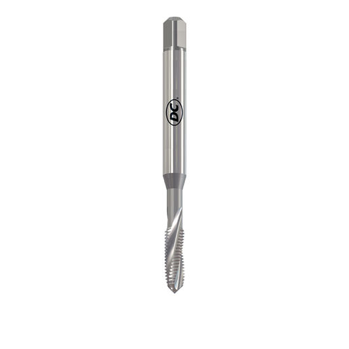 Maschio per filettatura per fori ciechi - N350-3 - DC SWISS SA - monoblocco / a scanalature elicoidali / HSS-E