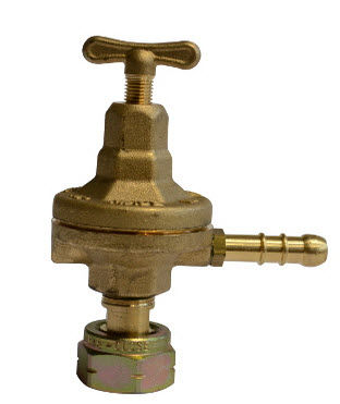 Regolatore Propano 37 Mbar Regolatore Per Gas Propano Da 37 Mbar, Con 1 Metro Di Tubo Flessibile Da 8mm E 2 Clip Di Sicurezza - Pronto All'uso! Regolatore Gas Continental R37HW