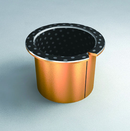Cuscinetto liscio in acciaio - IB023 - IDEAL BEARING INC. - PTFE / in bronzo sinterizzato / in bronzo
