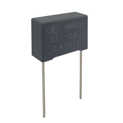 Condensatore a film di polipropilene metallizzato - HM series - Xiamen Hongfa Electroacoustic Co.,Ltd. - radiale / a impulsi / DC