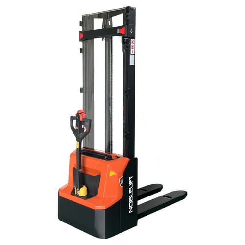 Accatastatore a batteria - PSE12 series - Noblelift Intelligent Equipment Co., Ltd. - a guida a bordo / 24 V / 12 V