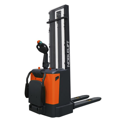 Accatastatore elettrico - PSB series - Noblelift Intelligent Equipment Co., Ltd. - con piattaforma per conducente / a timone con guida da terra / 24 V