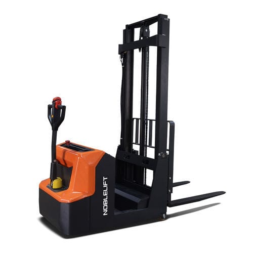 Mini carrello elevatore stacker controbilanciato - PSE06BCB/NCB - Noblelift Intelligent Equipment Co., Ltd. - a batteria / a guida a bordo / 12 V