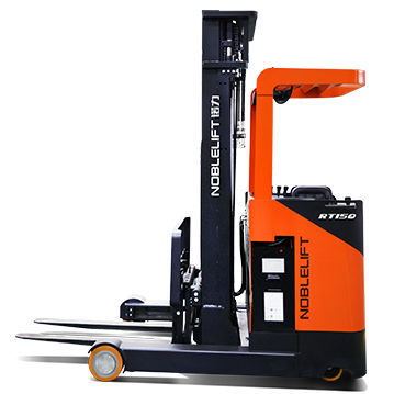 Carrello elevatore retrattile elettroidraulico - RT150 - Noblelift Intelligent Equipment Co., Ltd. - con conducente seduto / per corsie strette / per magazzino